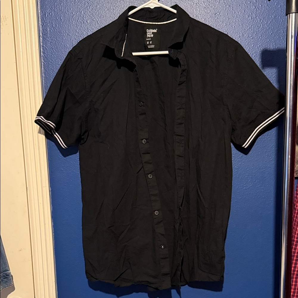 Calvin Klein Men's Casual Black Shirt